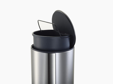 Joseph joseph arc Poubelle à pédale fine 10 litres avec sac intérieur - acier inoxydable