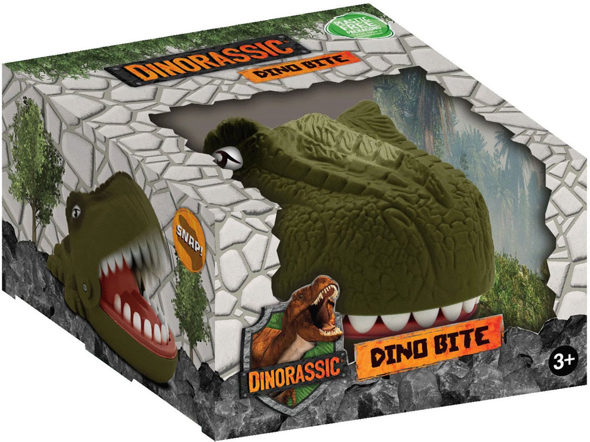 Jeu de morsure Dinorassic Dino Bites - jeu familial à partir de 3 ans - sans piles