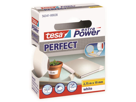 Ruban textile Quantore tesa extra power blanc parfait