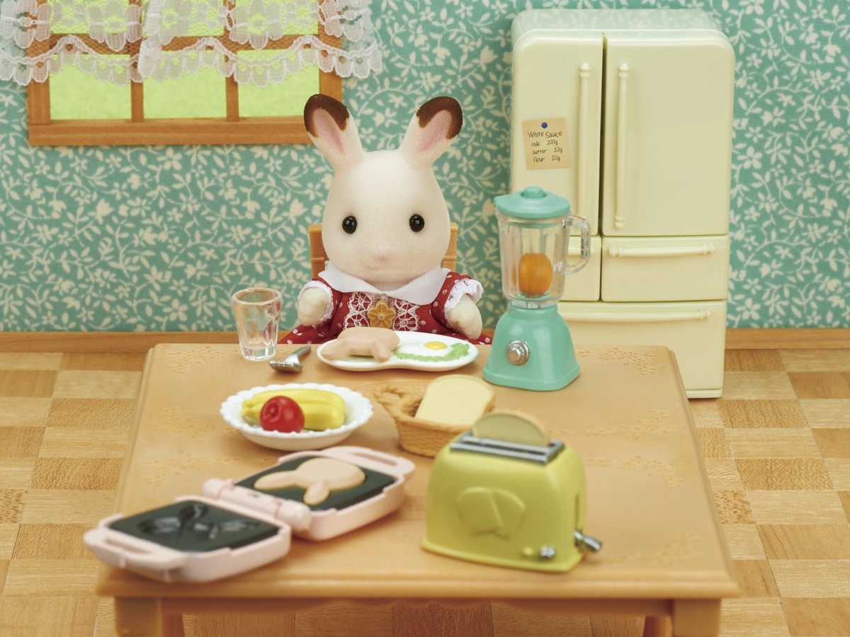 Familles Sylvanian 5444 ensemble petit-déjeuner