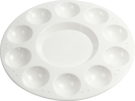 Société créative https : www.ccobby.nl palette-round-palette-with-11-compartments-d-17-cm-white-10-piece-1-box