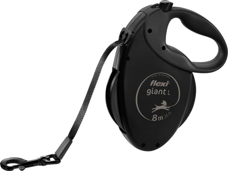 Flexi ligne rétractable ruban géant édition noire noir