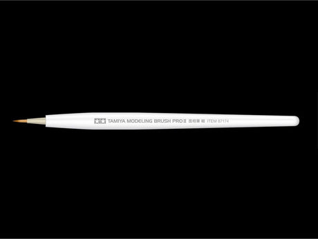Tamiya hobby brush - 87174 kolinsky brush pro ii - pointu - fin 1 pinceau