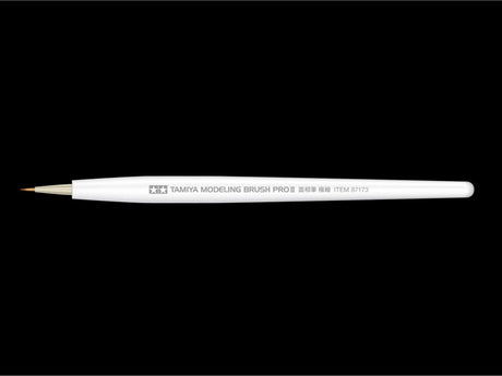 Tamiya hobby brush - 87173 kolinsky brush pro ii - pointu - extra fin 1 pinceau
