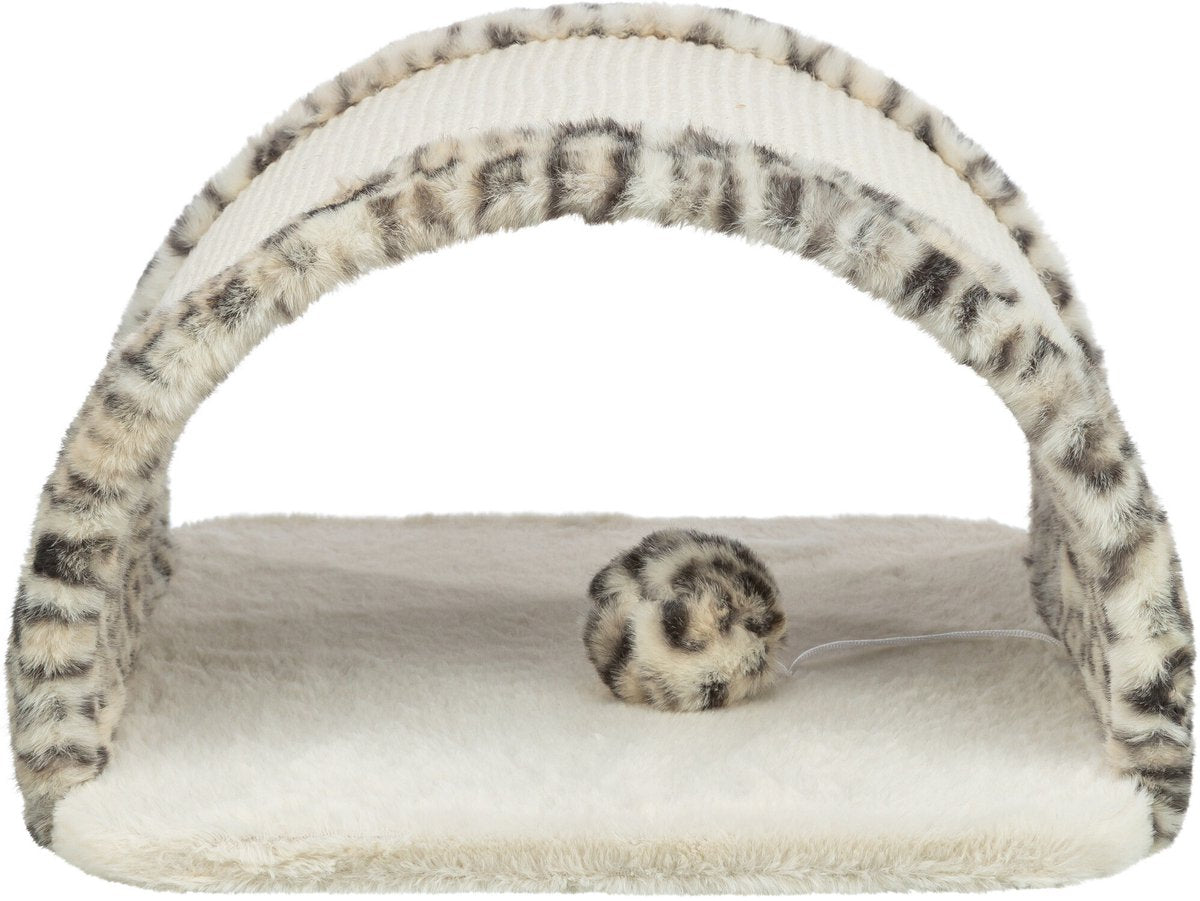 Trixie crab bridge leo imprimé léopard crème
