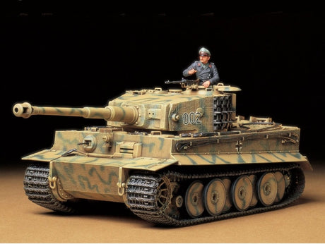 Maquette Tamiya véhicules militaires - 35194 allemand sdkfz.181 tigre i mid.prod. avec 1 figurine en plastique - 1:35 - modélisme