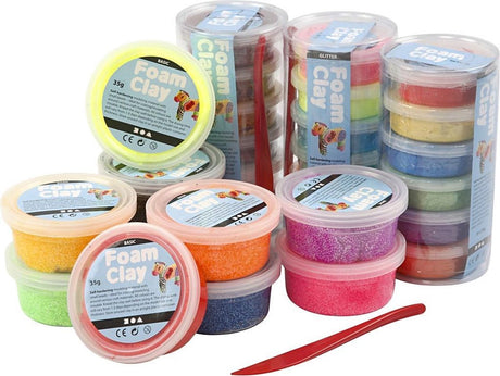 Argile mousse https: www.cchobby.nl foam-clayr-glitter-diverse-colours-28-doosje-1-doos