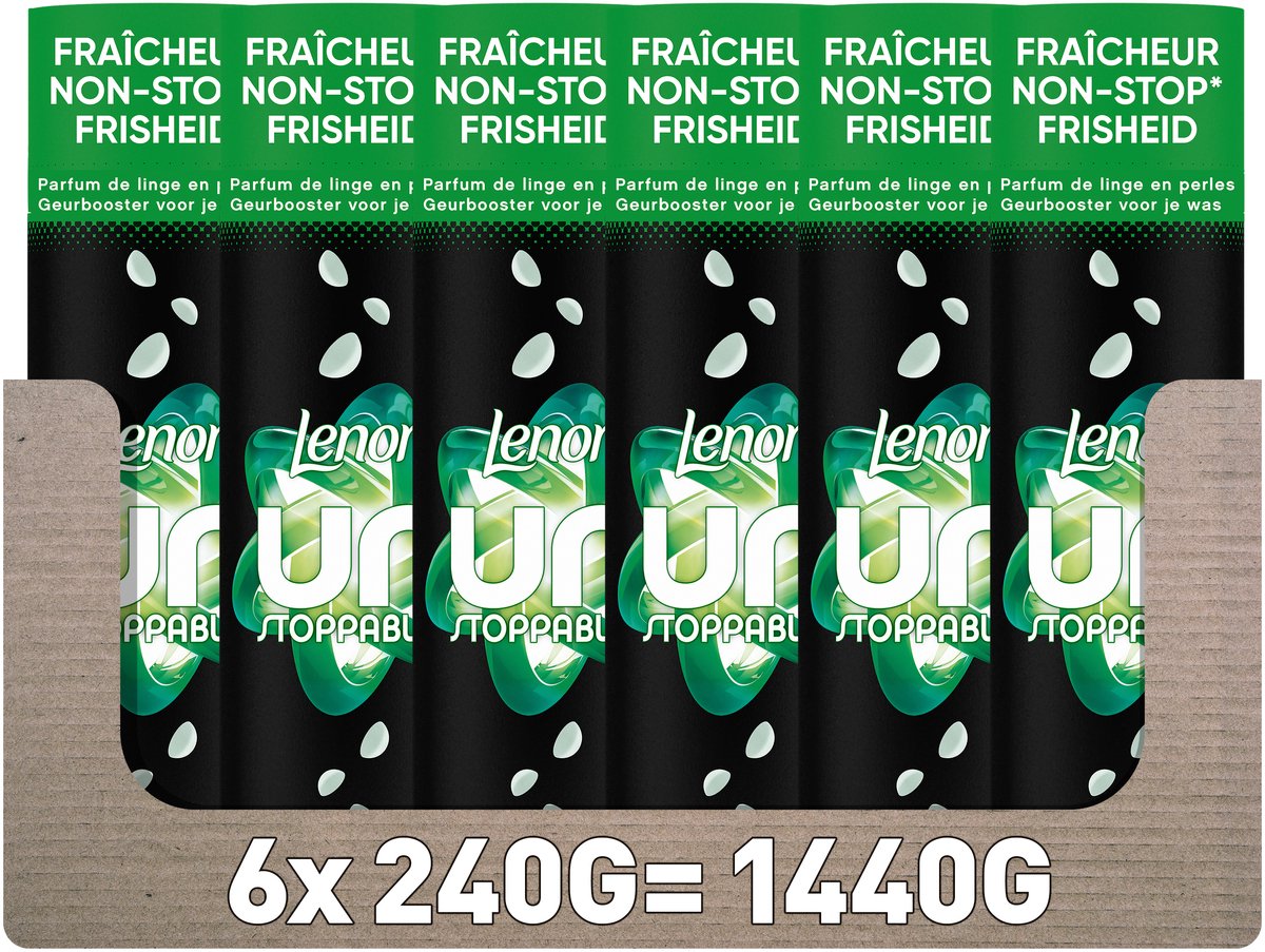 Lenor Unstoppables Booster de Parfum Parfum d'Ariel - 6 x 240 grammes - Parfum de lavage