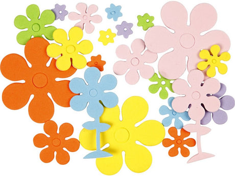 Société créative https : www.cchobby.nl eva-foam-vorm-bloemen-size-10-60-mm-thickness-2-mm-diverse-colours-100-piece-1-box
