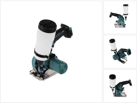 Chargeur de batterie Makita cc 301 dz 10,8v + réservoir de lave-glace 500ml - avec batterie et chargeur