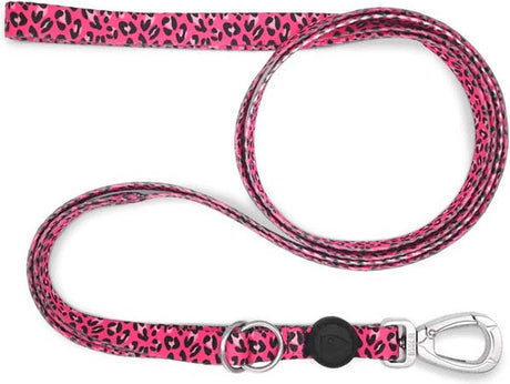 Morso laisse pour chien réglable bulle recyclée leo rose