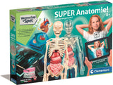 Jeu scientifique Clementoni - super anatomie - le corps humain - jouets éducatifs - à partir de 8 ans