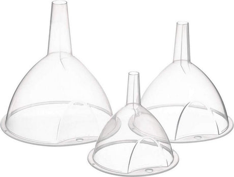 Secret l'entonnoir gourmand en plastique transparent (3 parties)