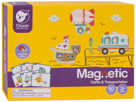 Magnet de la boîte de puzzle mondiale classique - Trafic