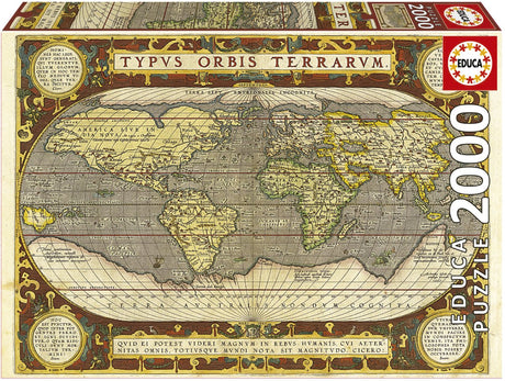 Educa - puzzle - 2000 pièces - planisphère