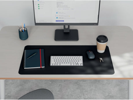 Leitz grand sous-main 80×40 cm – antidérapant – sous-main – imperméable – pour clavier souris – noir