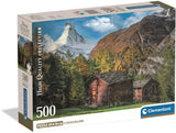 Clementoni puzzle charmant Cervin, 500 pcs.