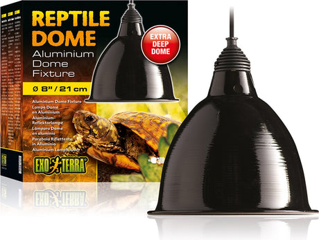Exo terra - dôme reptile grand - 160w - l - 21,5x23,5x21,5 cm