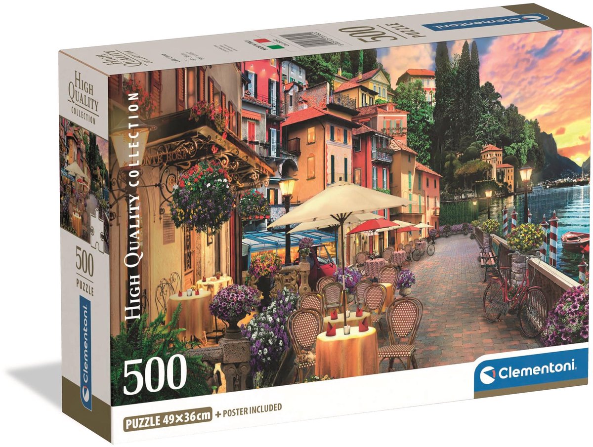 Clementoni puzzle Lac de Côme, 500 pcs.
