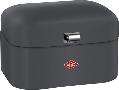 Boîte à pain simple grandy Wesco | 7,5 litres - taille m | métal - graphite mat | stockage du pain