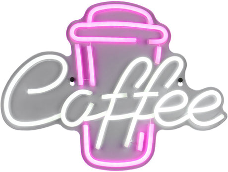 Rl live your light reality coffee - applique murale - transparent clair - incl. 1x SMD 5 W - interrupteur à cordon - montage mural - connexion USB-C