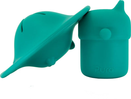 Pura my-my™ - silicone - gobelet et gobelet à collation - 150 ml - menthe