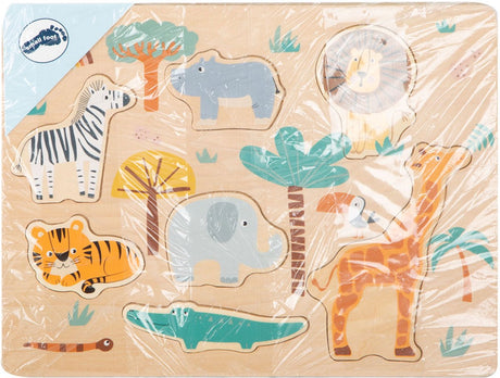 Small foot - safari puzzle en bois