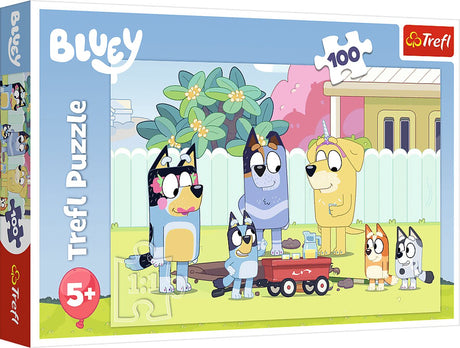 Puzzle Trefl série bluey - 100 pièces - à partir de 3 ans