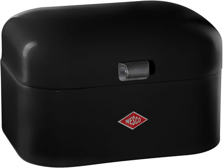 Boîte à pain simple grandy Wesco | 7,5 litres - taille m | métal - noir | stockage du pain