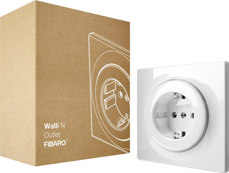 Fibaro walli n socket type f - blanc - élément de base classique