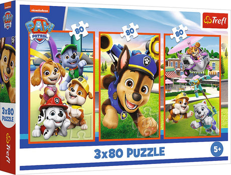 Trefl puzzle Paw Patrol 3x80 pièces FSC mix 70% - puzzle pour enfants.