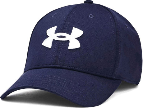 Under armour casquette homme m blitzing low str-blu - minuit marine - blanc