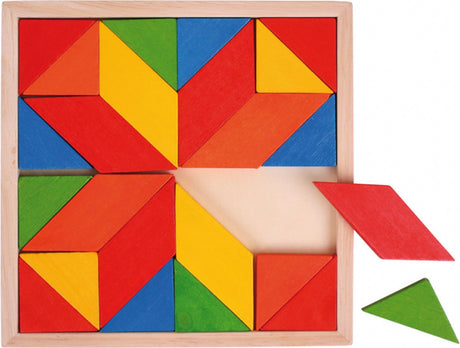 Puzzle mosaïque en bois Bigjigs, 24 pièces.