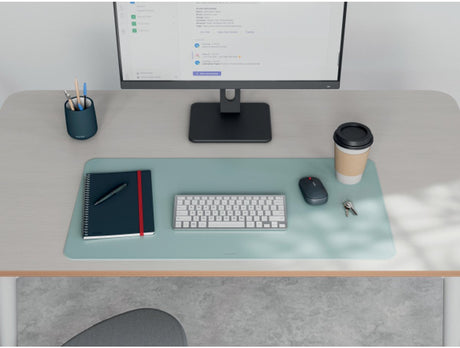 Leitz grand sous-main 80×40 cm – antidérapant – sous-main – imperméable – pour clavier souris – menthe