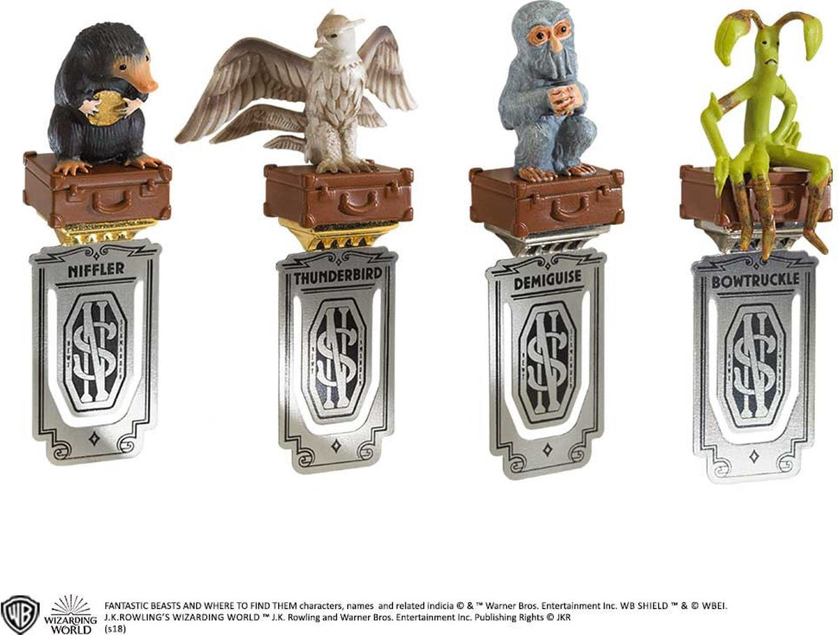 Sans marque sans marque Harry Potter : ensemble de marque-pages collector des bêtes fantastiques