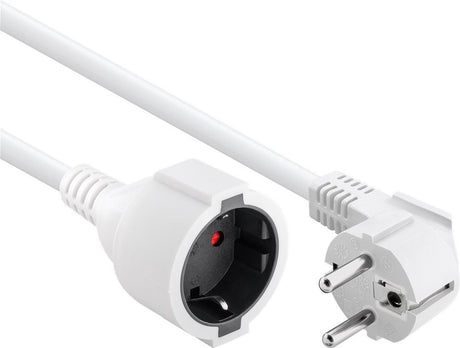 Bachmann 341.281 rallonge d'alimentation 16 a blanc 15,00 m h05vv-f 3g 1,5 mm²