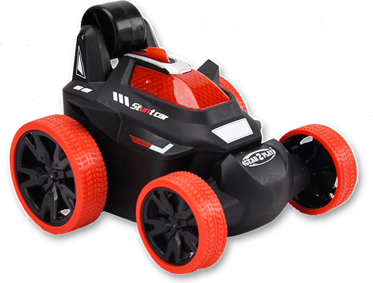 Gear2play RC stunt roll voiture contrôlable rouge