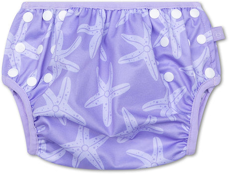 Étoile de mer | couche de bain lavable lilas
