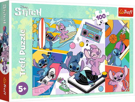 Trefl puzzle lilo stitch souvenirs - Puzzle Disney 100 pièces.
