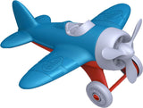 Avion jouets verts - bleu