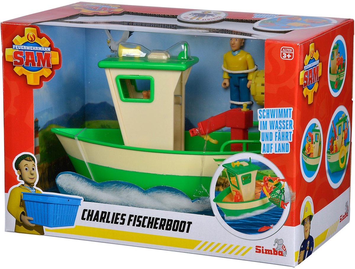 Bateau de pêche Simba Charlies avec silhouette