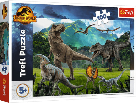 Puzzle Trefl dinosaures - 100 pièces - à partir de 5 ans