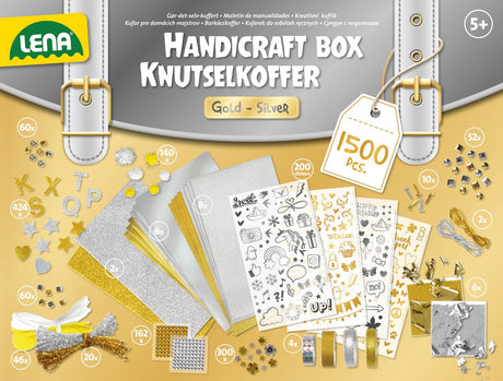 Lena creative jumbo craft case or argent 1500 pièces