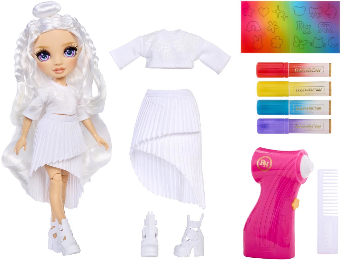 Mga Entertainment Rainbow High Air Brush Créer Modepop - Yeux Violets