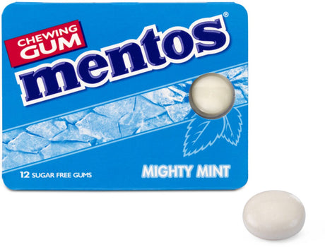 Mentos gum Mighty Mint - chewing-gum - blister - sans sucre - 1x12 pièces