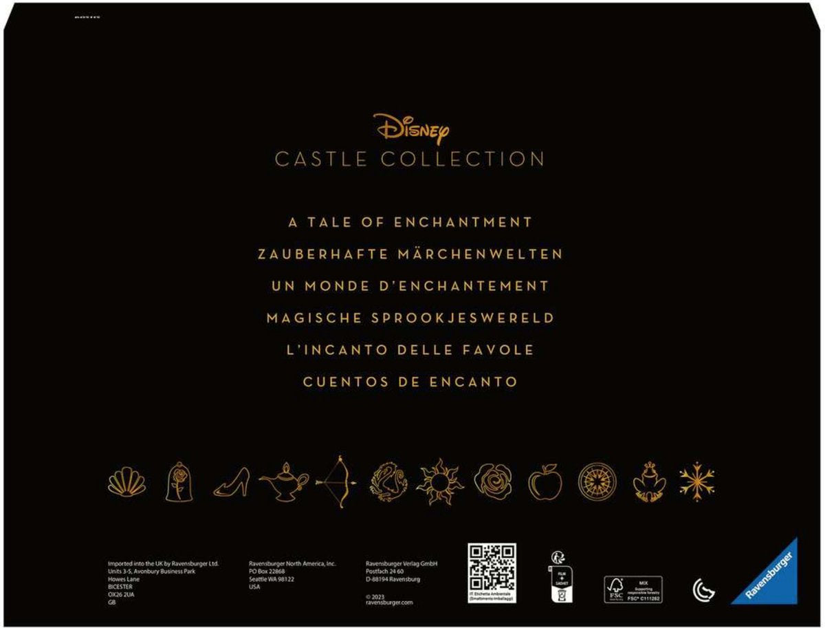 Ravensburger puzzle aurore - Château Disney 9 - 1000 pièces