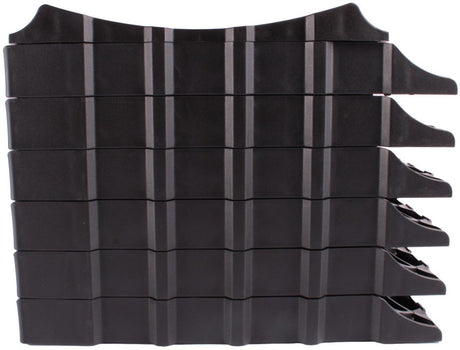 Milenco niveau stacka - 6 pièces - noir