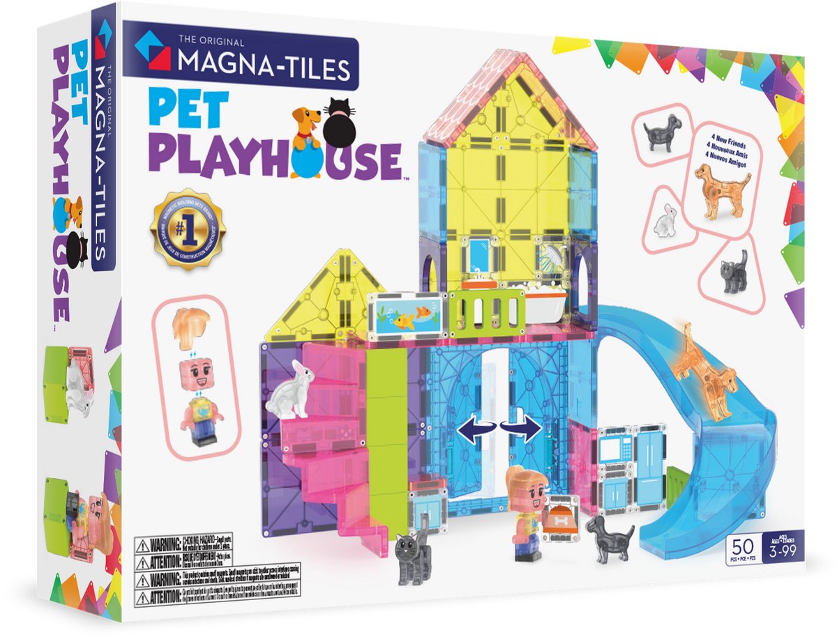 Tuiles Magna | maisonnette pour animaux de compagnie, ensemble de 50 pièces