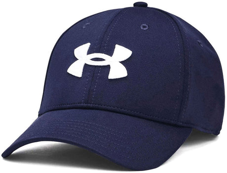 Under armour casquette homme m blitzing low str-blu - minuit marine - blanc