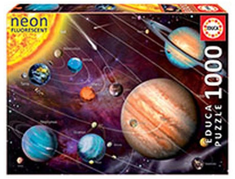 Puzzle Educa néon - 1000 pièces - nuit sans lumière - puzzle